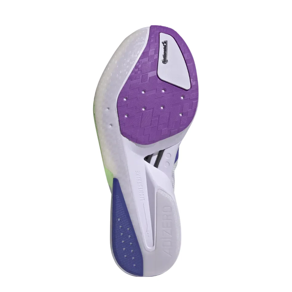 adidas Men's Adizero Boston 13 Running Shoes in Purple Tint/Solar Purle/Green Spark AW26 - Image 4
