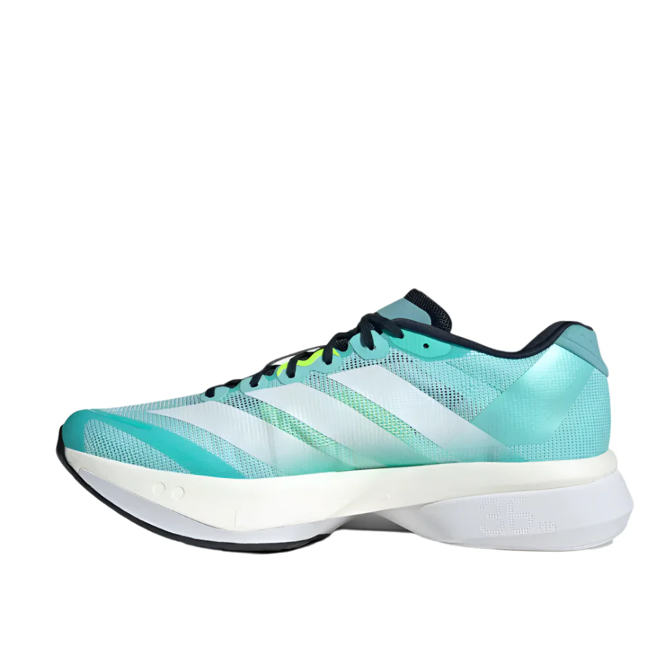 adidas Men's Boston 13 Running Shoes in Flash Aqua/Cloud White/Lucid Lemon AW25 - Image 5