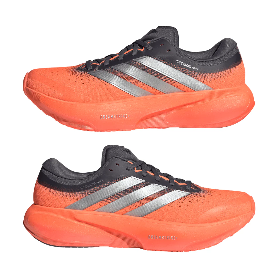 adidas Men's Supernova Rise 3 in Aurora Onix/silver met./Lucid Orange SS26 - Image 2