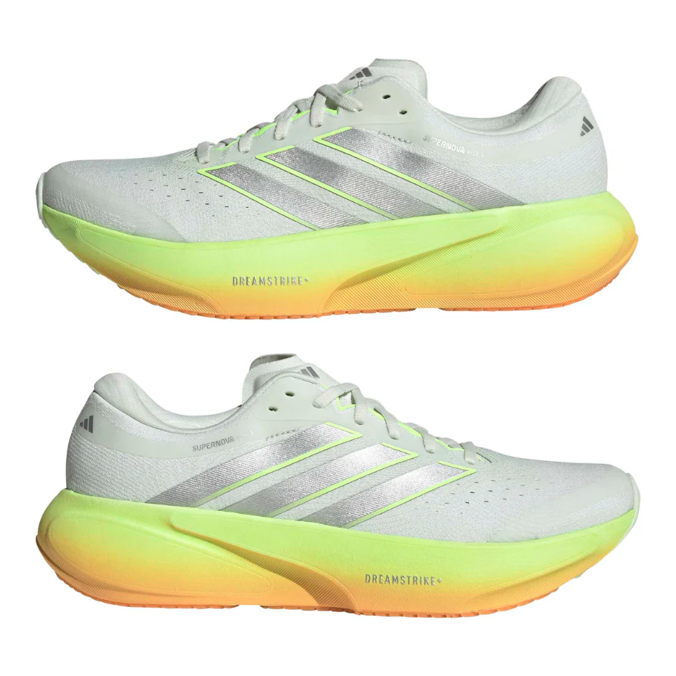adidas Men's Supernova Rise 3 Running Shoes in Crystal Jade/Silver Met./Lucid Tangerine AW26 - Image 2