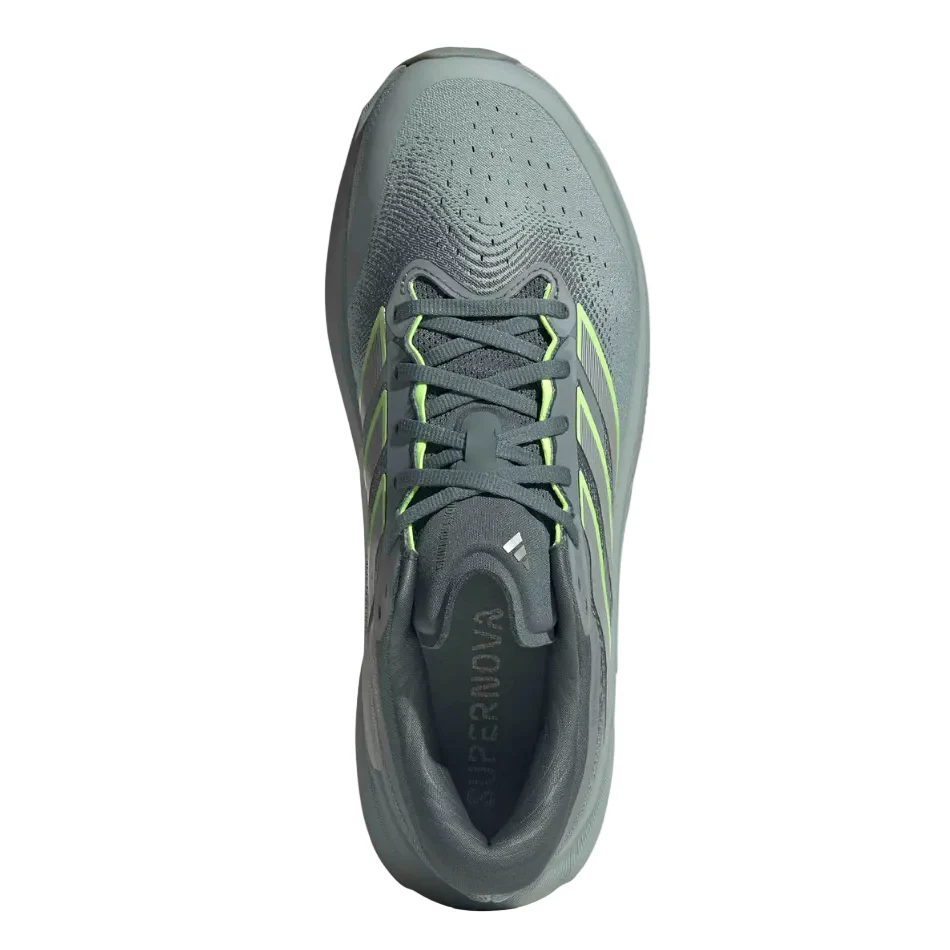 adidas Men's Supernova Solution 3 Running Shoes in Blue Oxide/Linen Green/Wonder Sage AW26 - Image 5