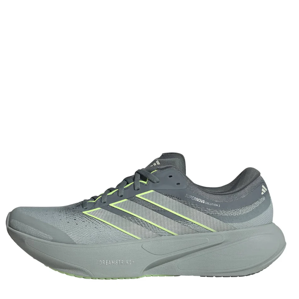 adidas Men's Supernova Solution 3 Running Shoes in Blue Oxide/Linen Green/Wonder Sage AW26 - Image 6