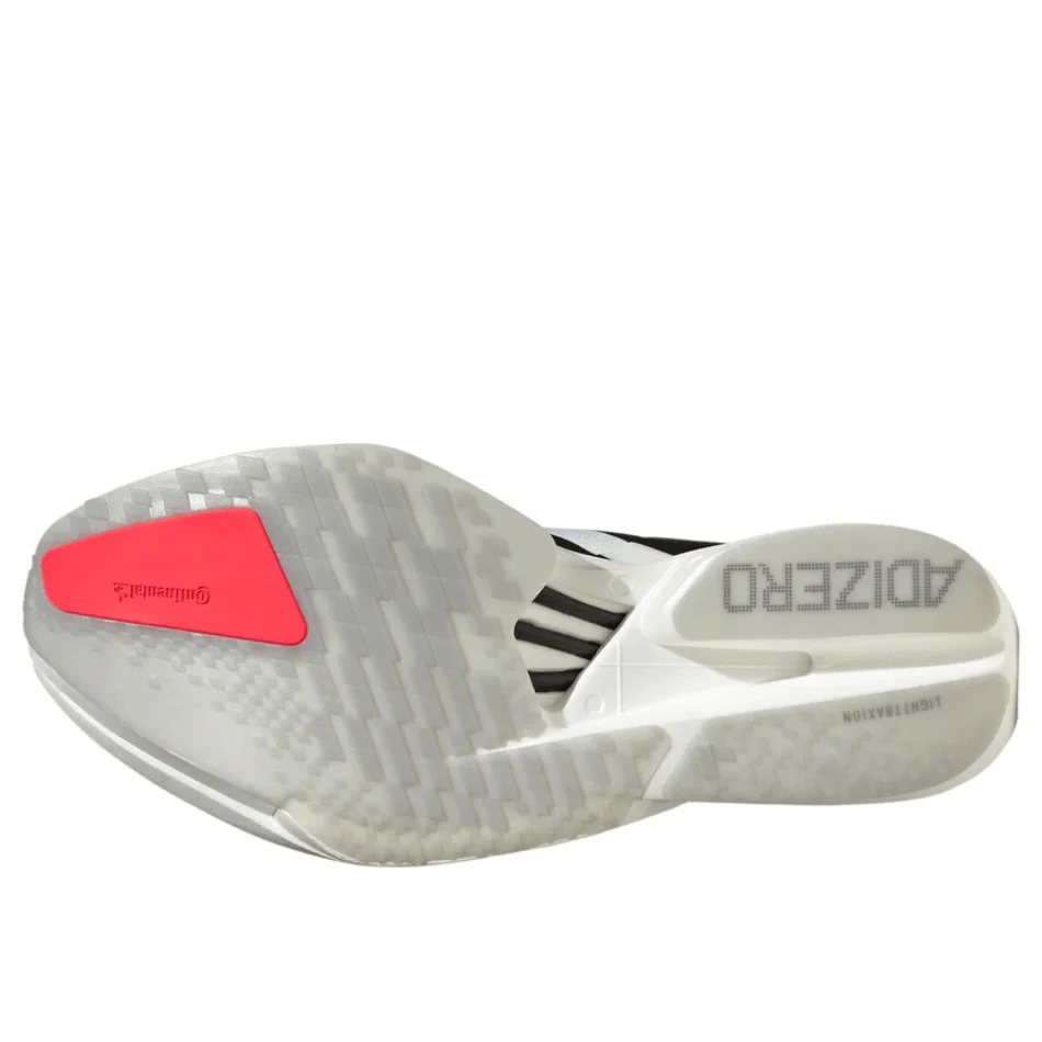 adidas Women's Adizero Adios Pro 4 Running Shoes in FTWR Cloud White/Core Black/Silver Metallic SS25 - Image 2