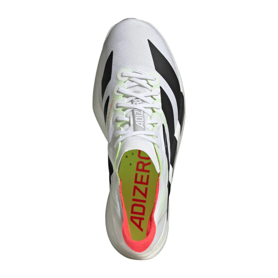 adidas Women's Adizero Adios Pro 4 Running Shoes in FTWR Cloud White/Core Black/Silver Metallic SS25 - Image 3