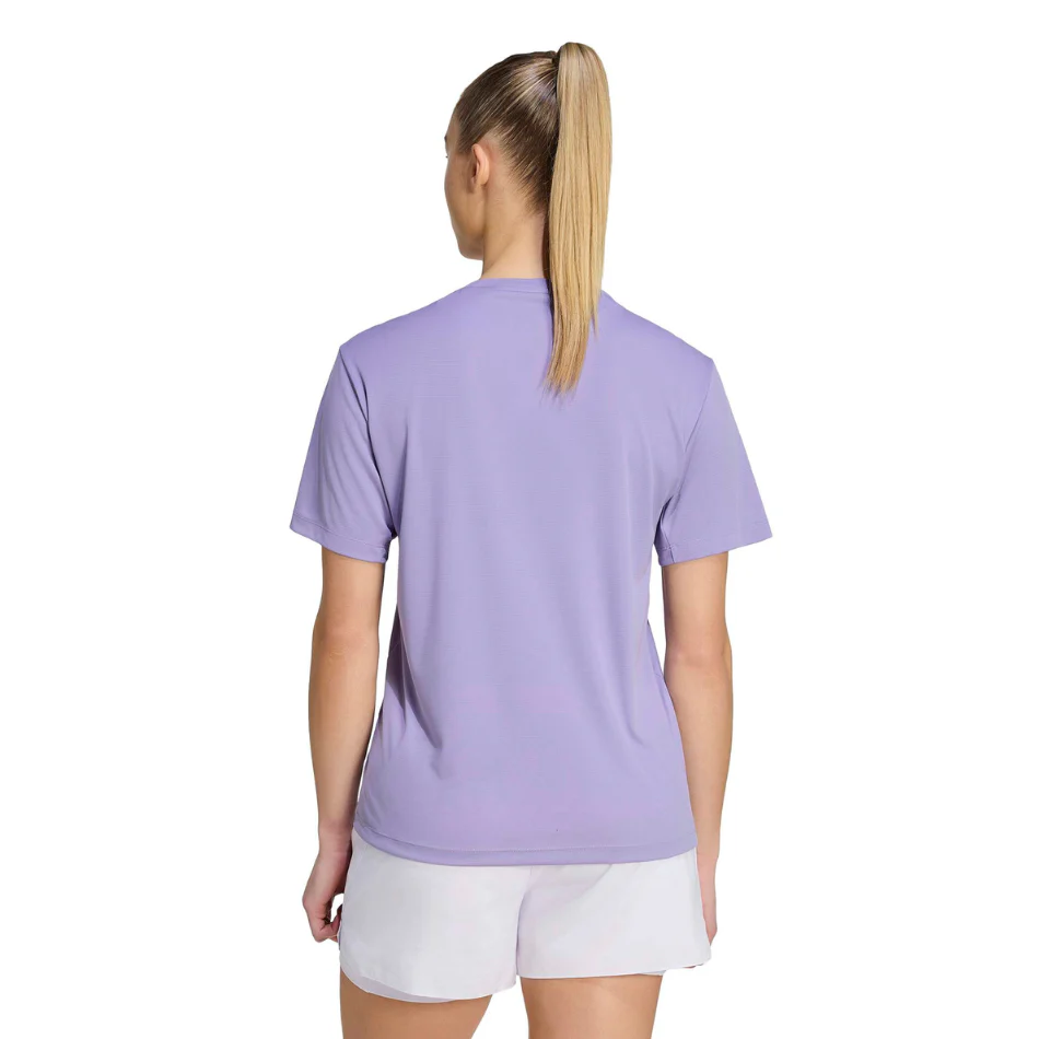 adidas Women's Run Essentials Tee in Magic AW26 - Image 3