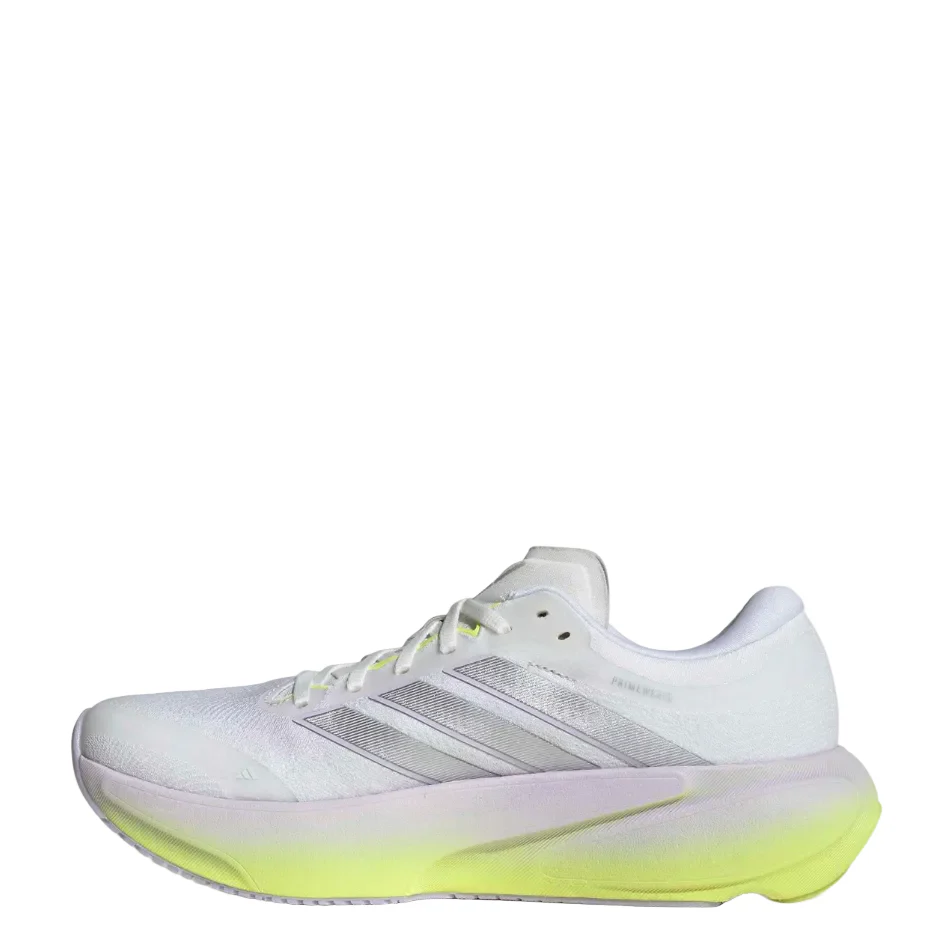 adidas Women's Supernova Rise 3 Running Shoes in Crystal White/Silver Met./Purple Tint AW26 - Image 4