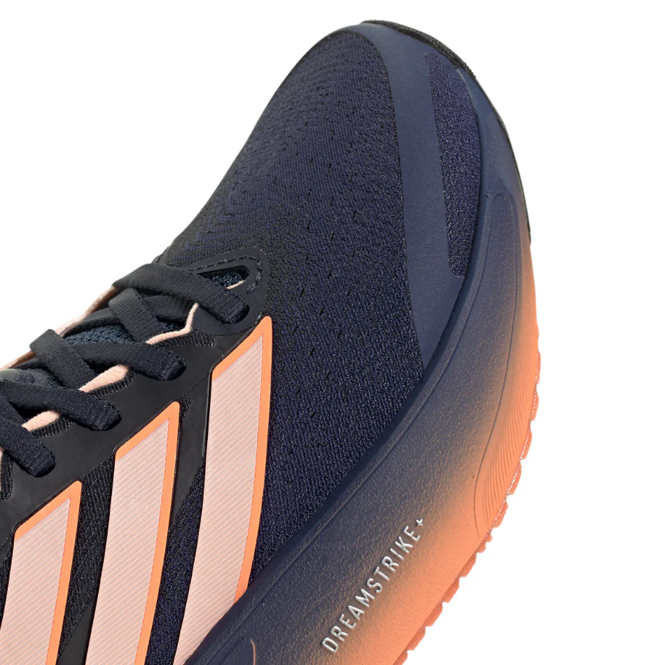 adidas Women's Supernova Solution 3 Running Shoes in dark blue/clear orange/beam orange SS26 - Image 3