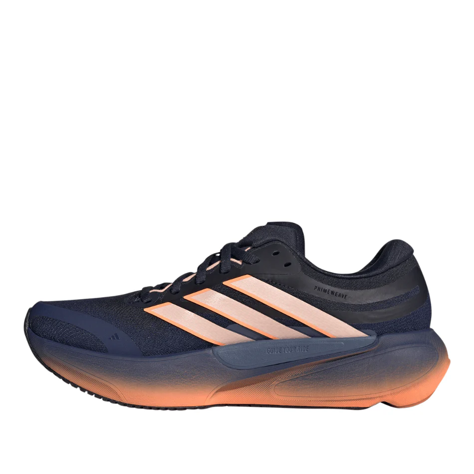 adidas Women's Supernova Solution 3 Running Shoes in dark blue/clear orange/beam orange SS26 - Image 7