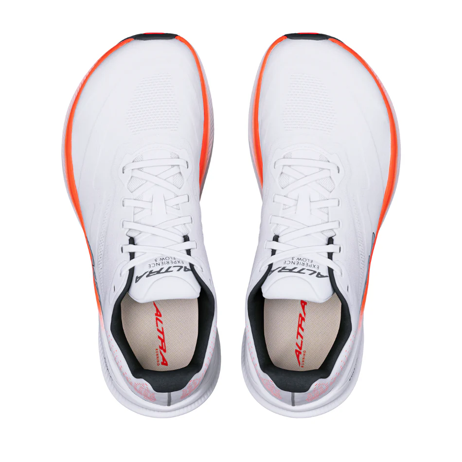 Altra Men's Experience Flow 3 Running Shoes in White/Coral SS26 - Image 2