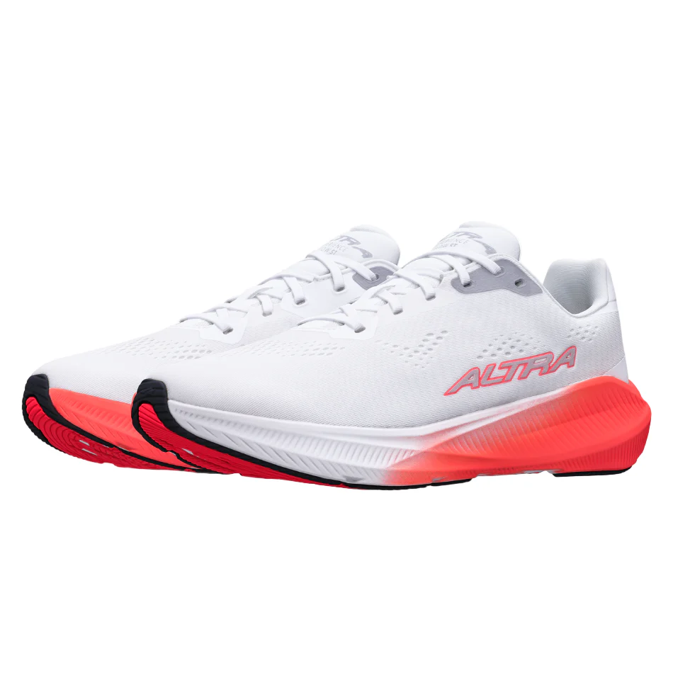 Altra Men's Experience Flow ST Running Shoes in White/Coral SS26 - Image 3