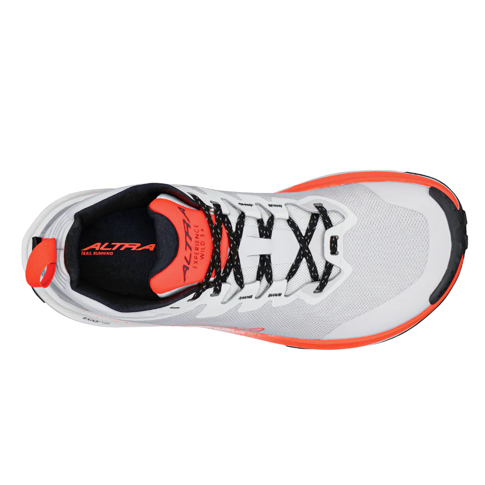 Altra Men's Experience Wild 3 + Trail Running Shoes in White/Coral SS26 - Image 5