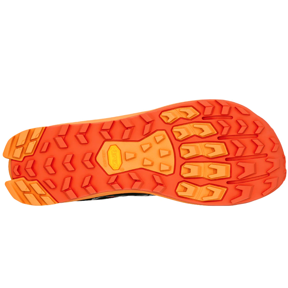 Altra Men's Lone Peak 9+ Trail Running Shoes in Black/Orange SS26 - Image 4