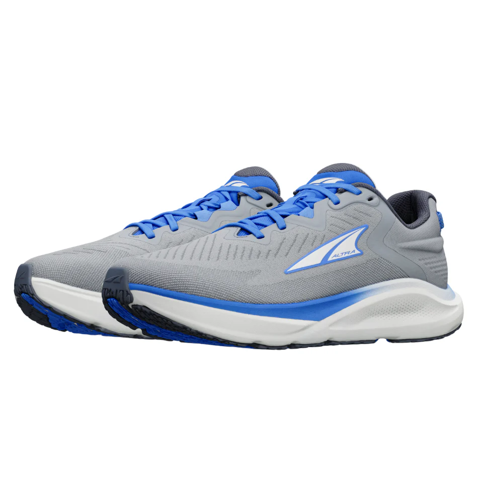 Altra Men's Paradigm 8 Running Shoes in Blue/Grey SS26 - Image 3