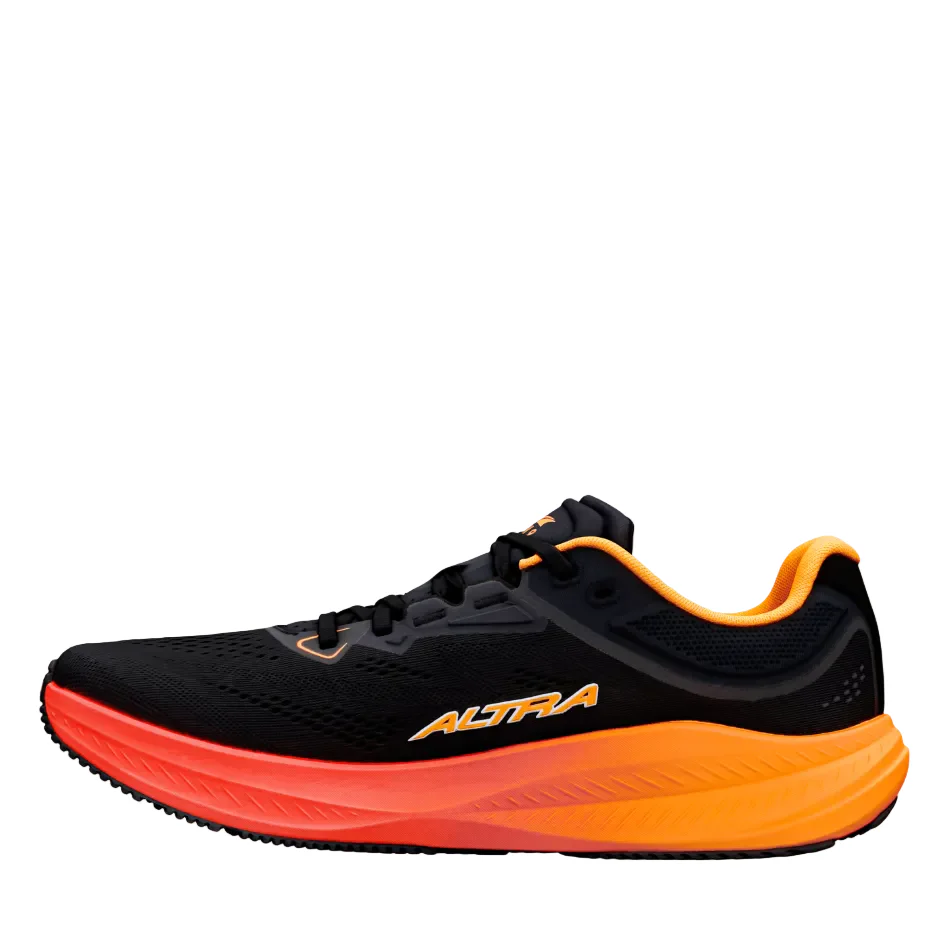 Altra Men's Torin 9 Running Shoes in Black/Orange Pop/Fiery Coral AW26 - Image 5