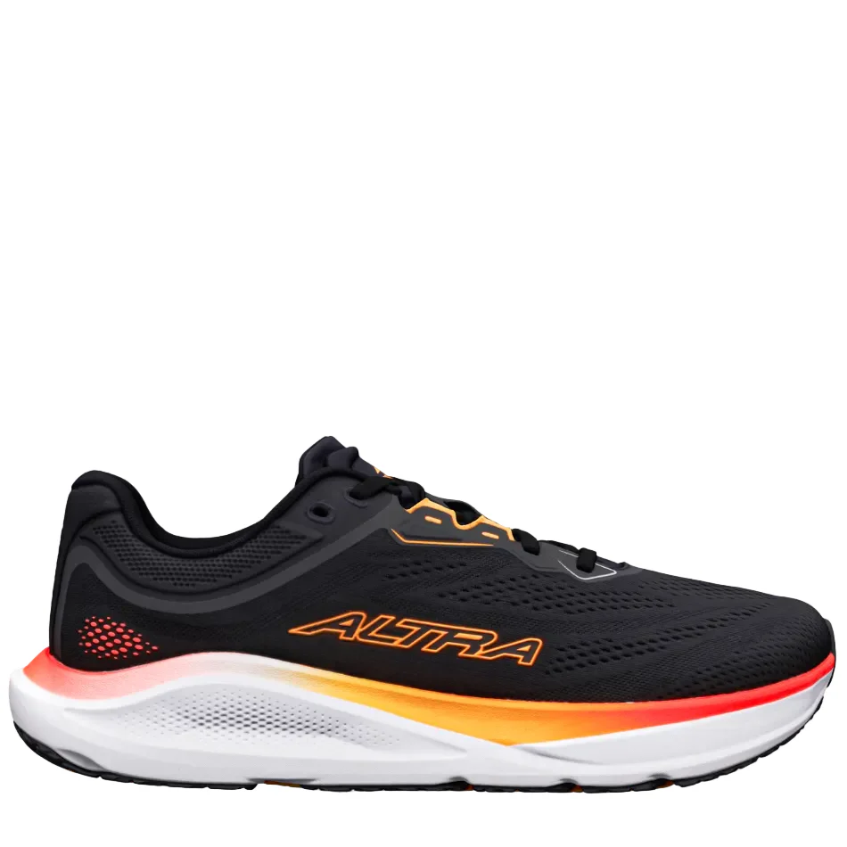 Altra Men's Torin 9 ST Running Shoes in Black/Orange Pop/Fiery Coral AW26