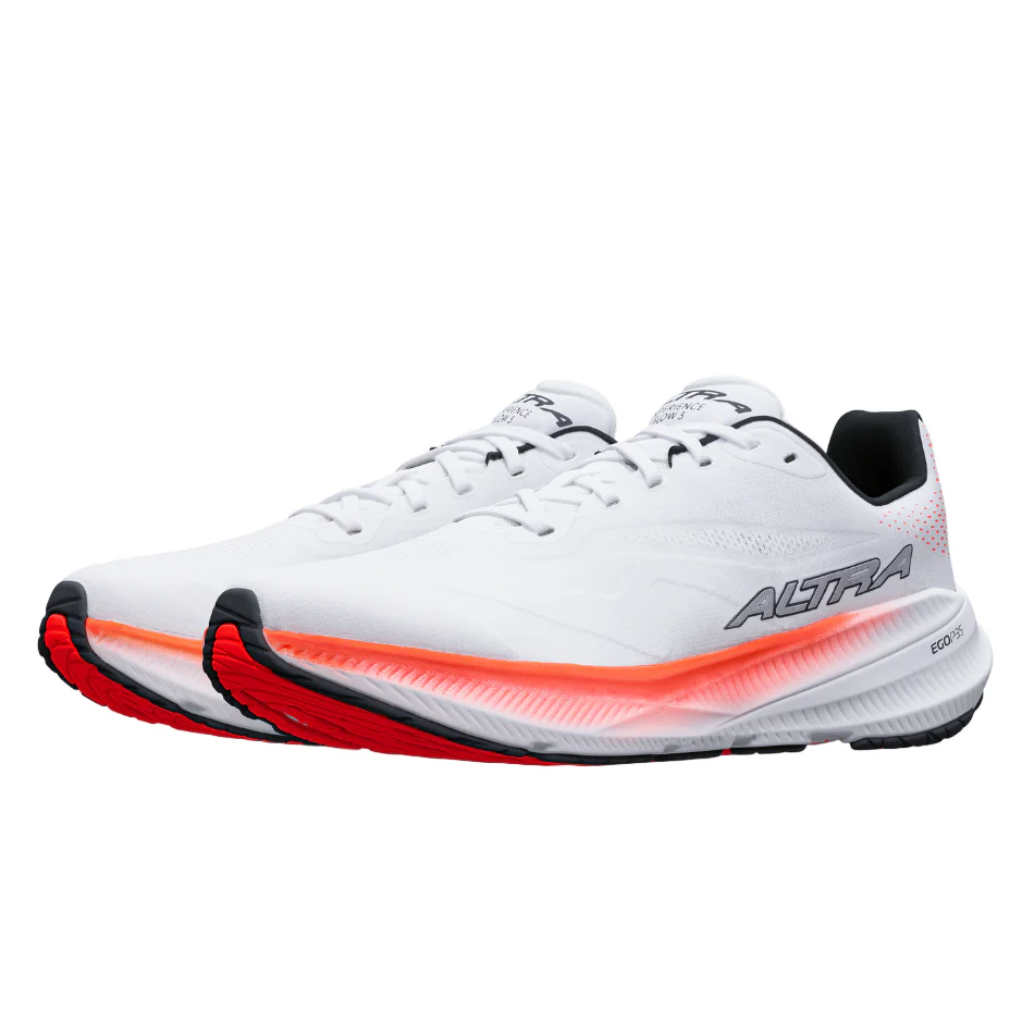 Altra Women's Experience Flow 3 Running Shoes in White/Coral SS26 - Image 3