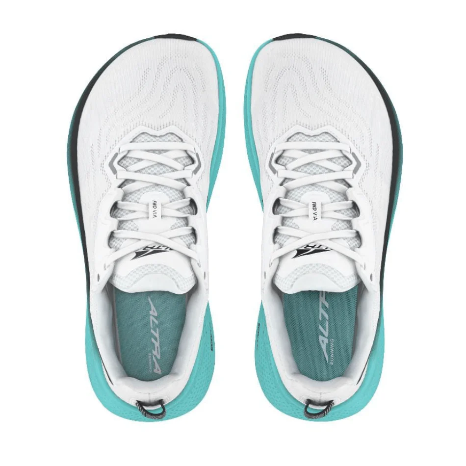 Altra Women's FWD Via Running Shoes in White/Green SS25 - Image 3
