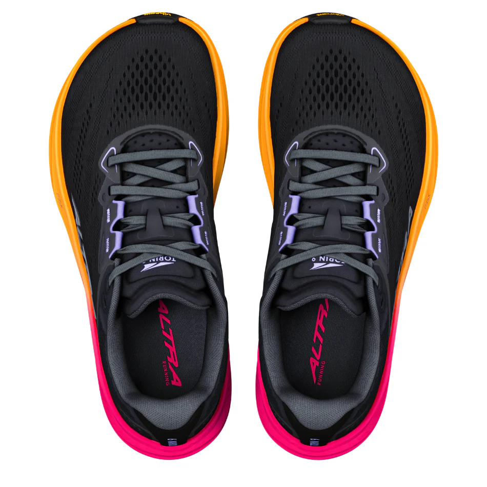 Altra Women's Torin 9 Running Shoes in Black/Black/Pink Glow AW26 - Image 3