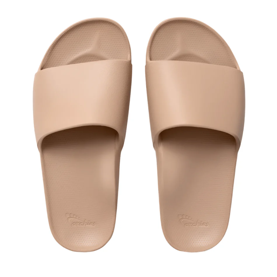 Archies Arch Support Slides in Tan