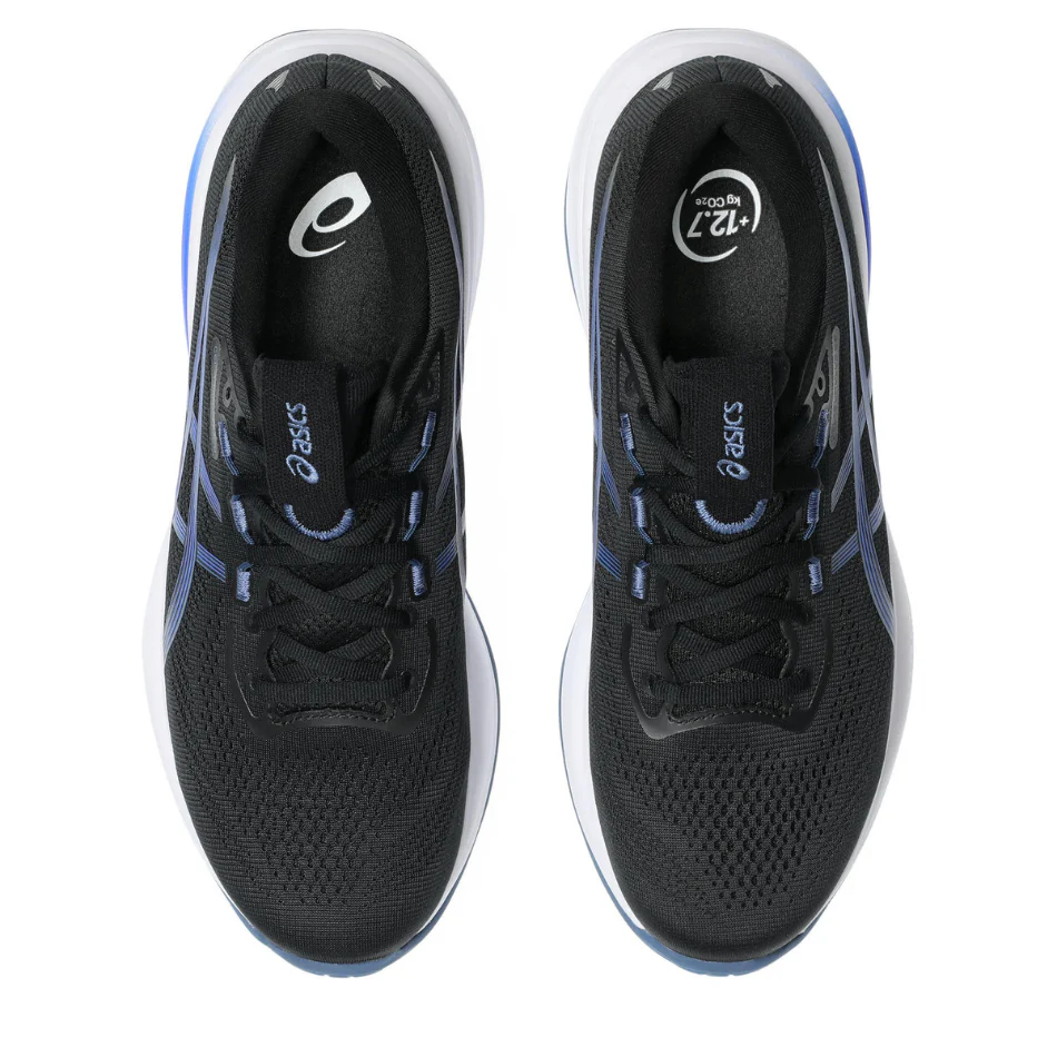 ASICS Men's CEL-CUMULUS 28 Running Shoes in Black/Neon Blue AW26 - Image 2