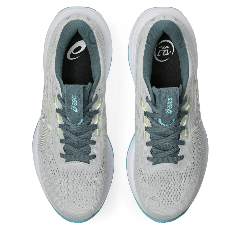 ASICS Men's CEL-CUMULUS 28 Running Shoes in Cloud Grey/Energy Aqua AW26 - Image 2