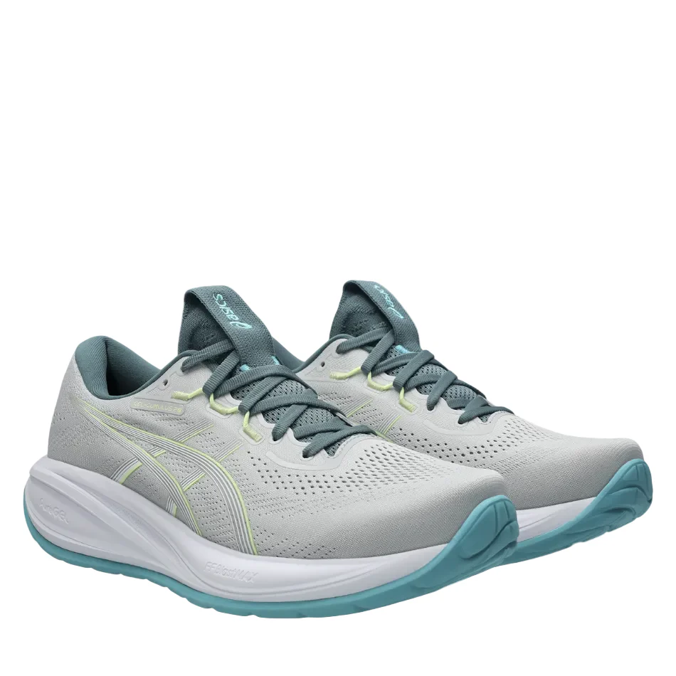 ASICS Men's CEL-CUMULUS 28 Running Shoes in Cloud Grey/Energy Aqua AW26 - Image 5