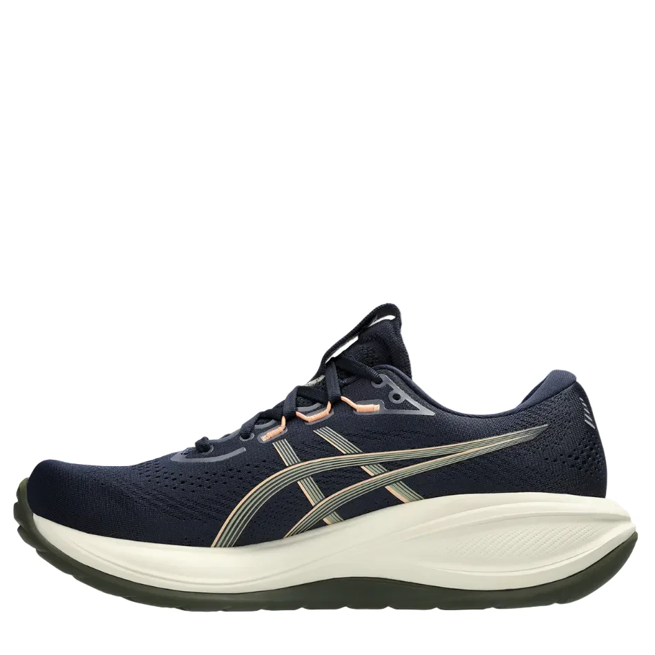 ASICS Men's CEL-CUMULUS 28 Running Shoes in Midnight/Khaki Green AW26 - Image 6