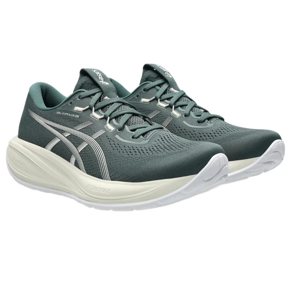 ASICS Men's GEL-CUMULUS 28 Running Shoes in Dusty Fern/Ivory SS26 - Image 3