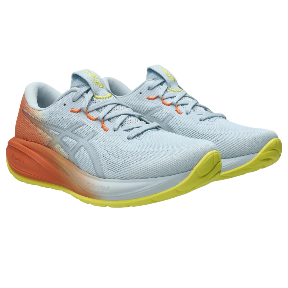ASICS Men's GEL-CUMULUS 28 Sunny Sizzle Running Shoes in Sky/Sun Peach SS26 - Image 3