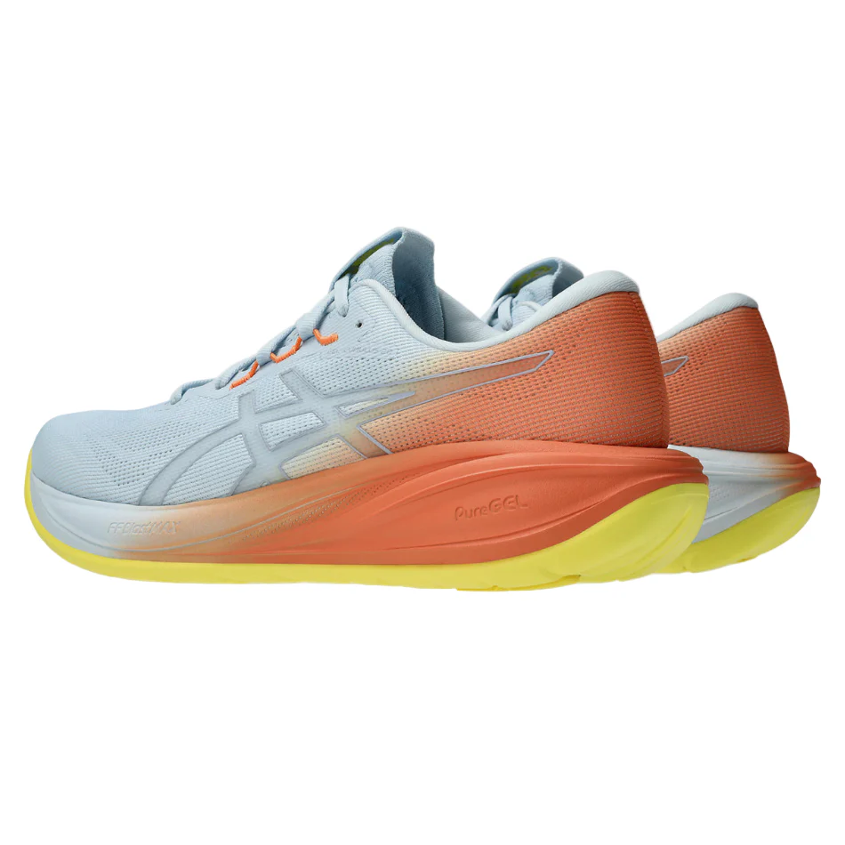 ASICS Men's GEL-CUMULUS 28 Sunny Sizzle Running Shoes in Sky/Sun Peach SS26 - Image 6