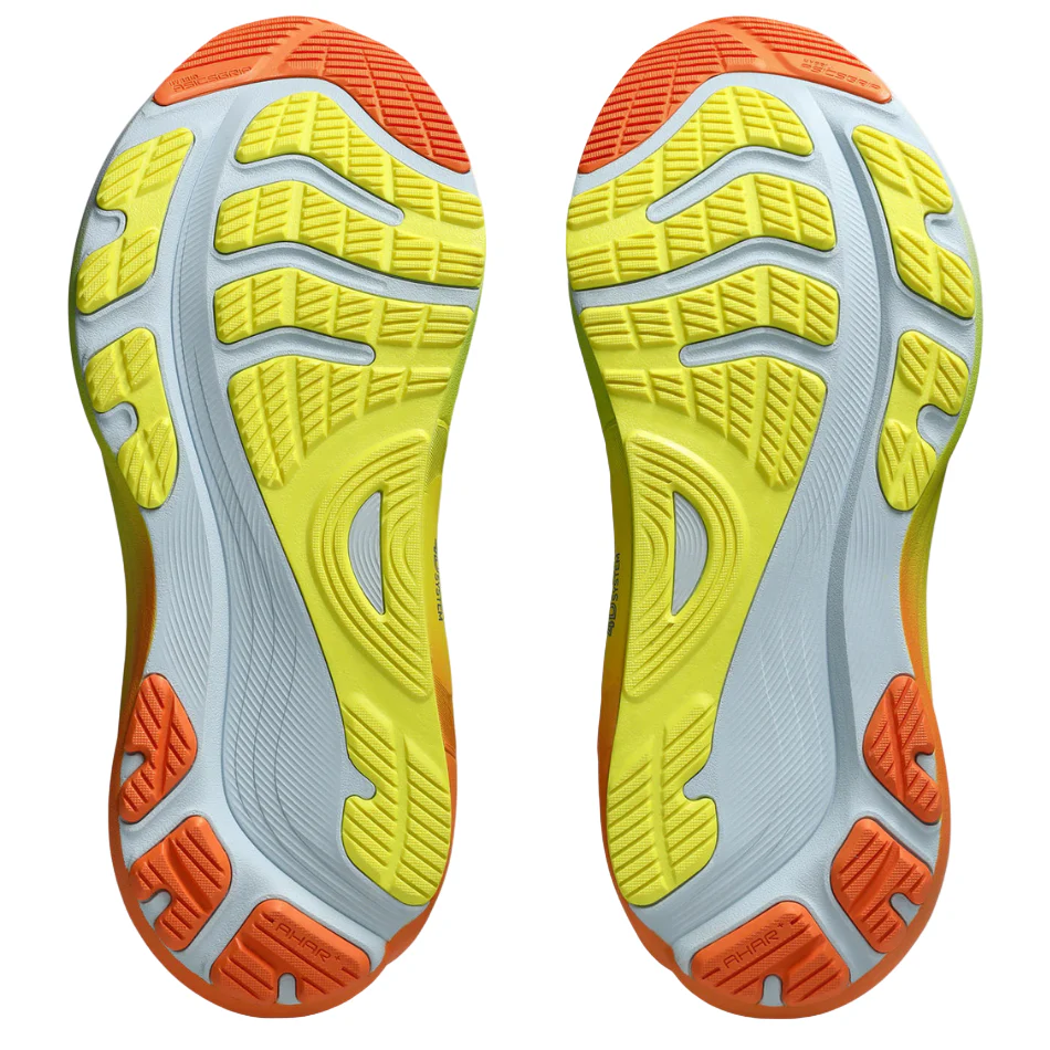 ASICS Men's GEL-KAYANO 32 Sunny Sizzle Running Shoes in Sky/Lemon Spark SS26 - Image 4