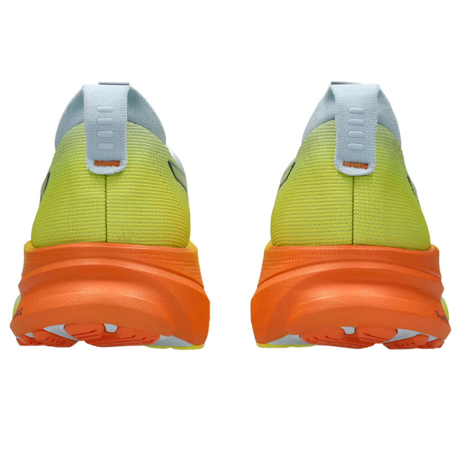 ASICS Men's GEL-KAYANO 32 Sunny Sizzle Running Shoes in Sky/Lemon Spark SS26 - Image 5