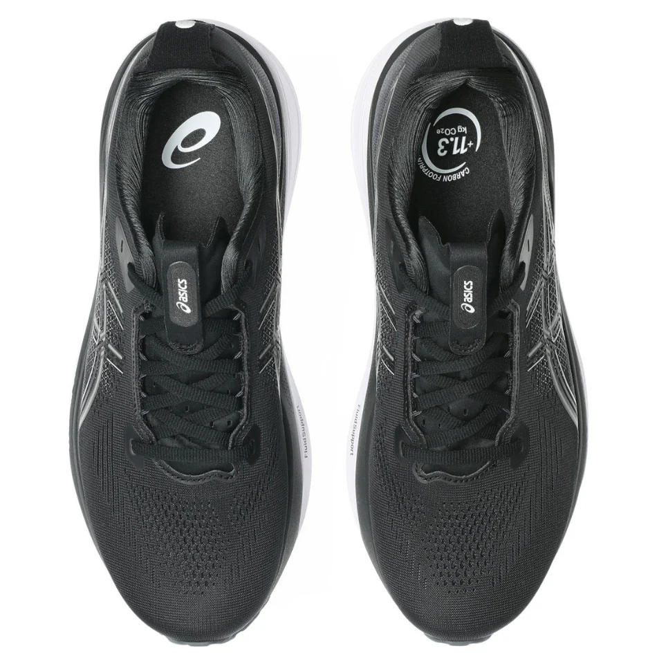 ASICS Men's GEL-KAYANO 33 Running Shoes in Black/White AW26 - Image 2