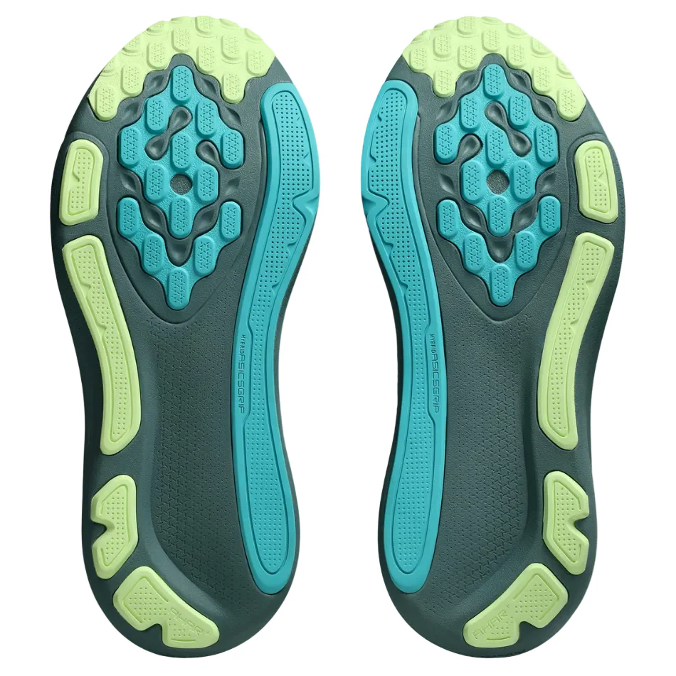 ASICS Men's GEL-KAYANO 33 Running Shoes in Foggy Teal/Illuminate Yellow AW26 - Image 3