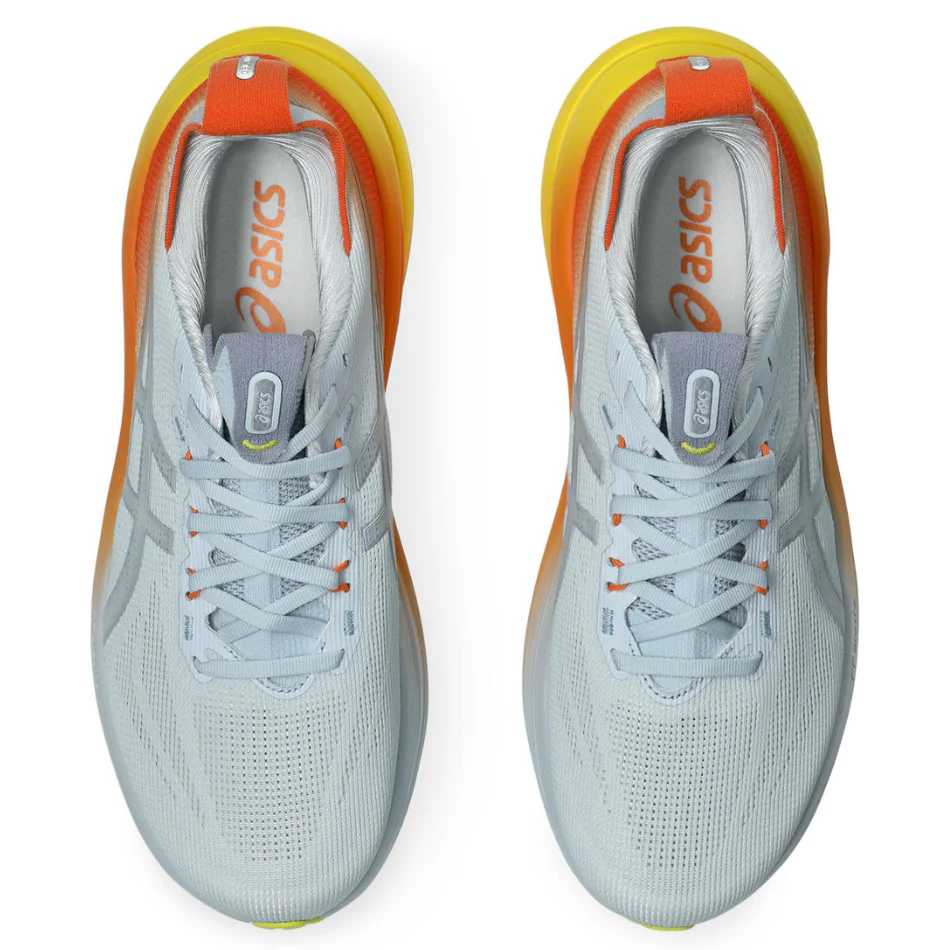 ASICS Men's GEL-NIMBUS 28 Sunny Sizzle Running Shoes in Sky/Sun Peach SS26 - Image 4