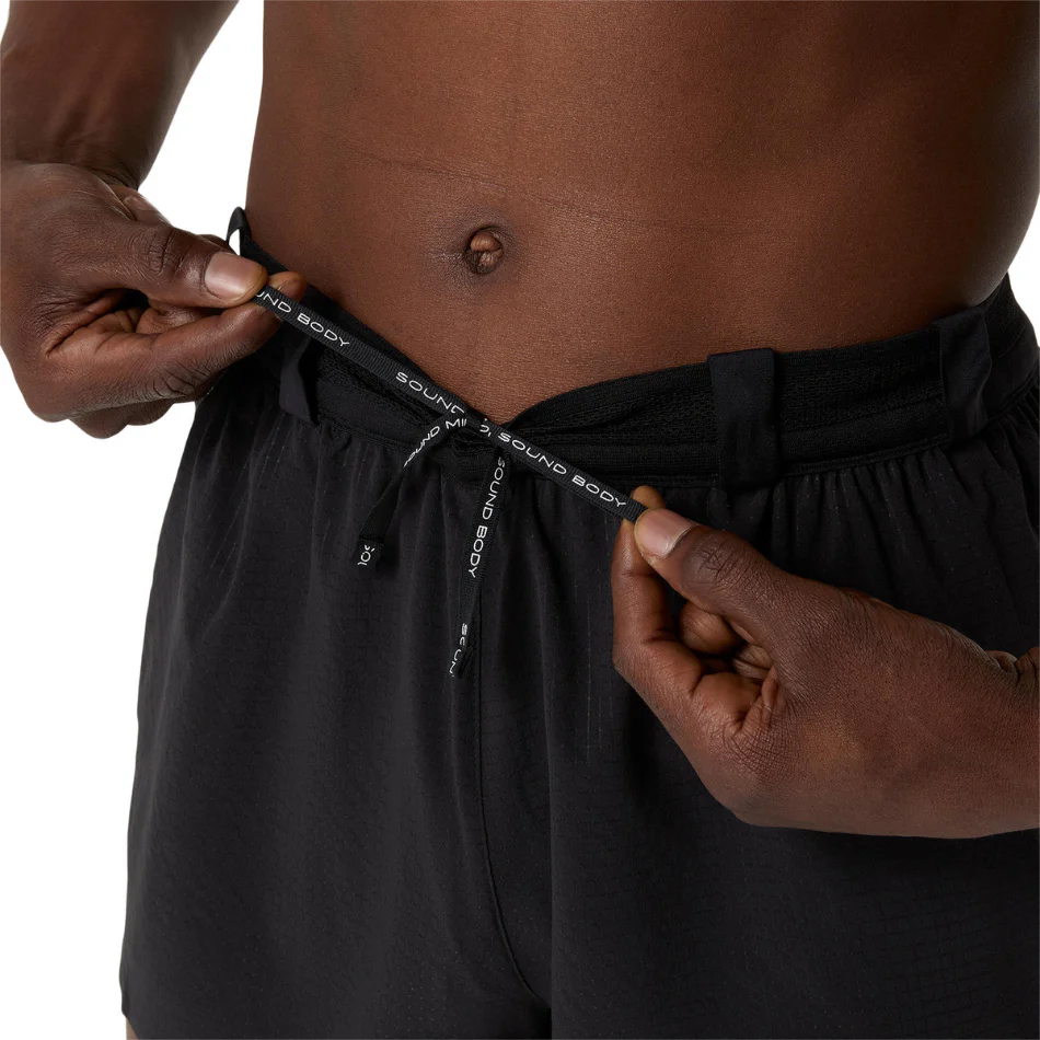 ASICS Men's METARUN SPLIT SHORT in Performance Black SS26 - Image 7