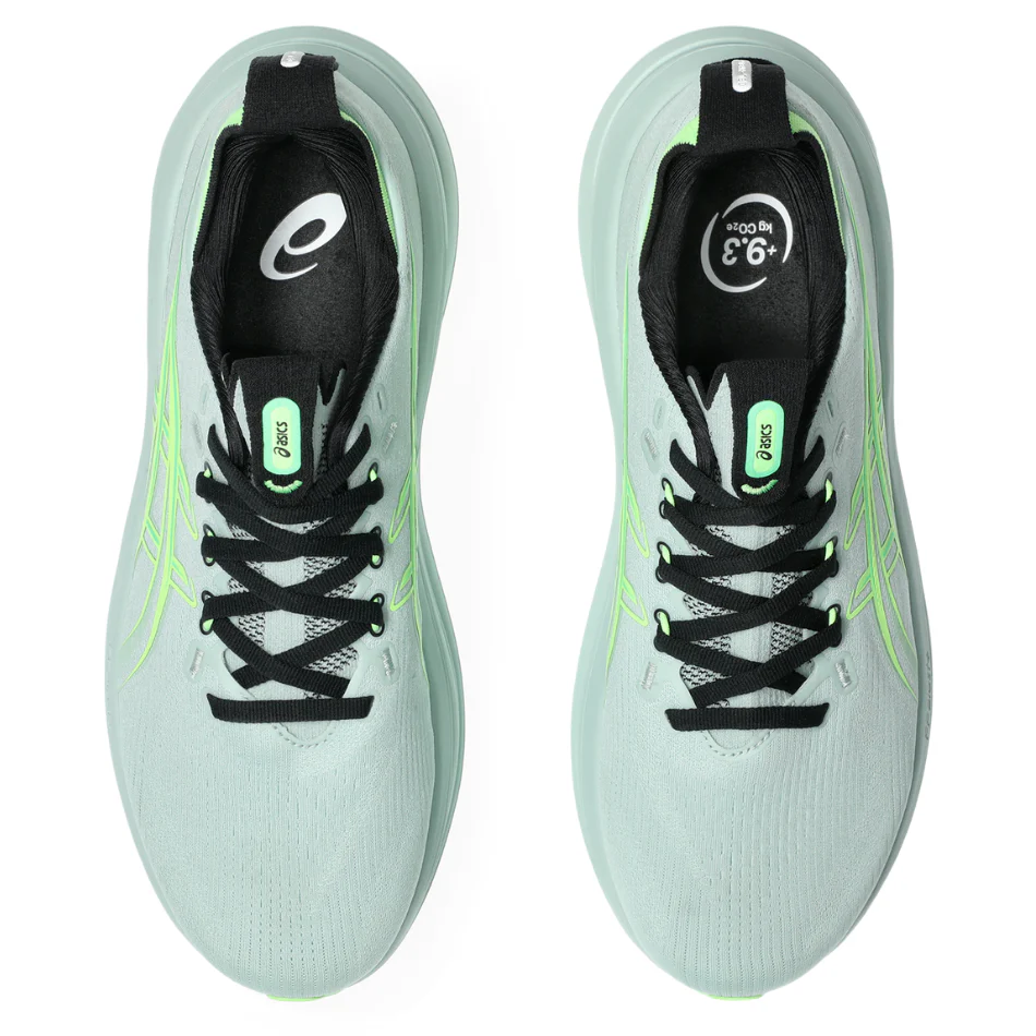 ASICS Men's GEL-NIMBUS 28 Running Shoes in Cold Moss/Illuminate Green SS26 - Image 2