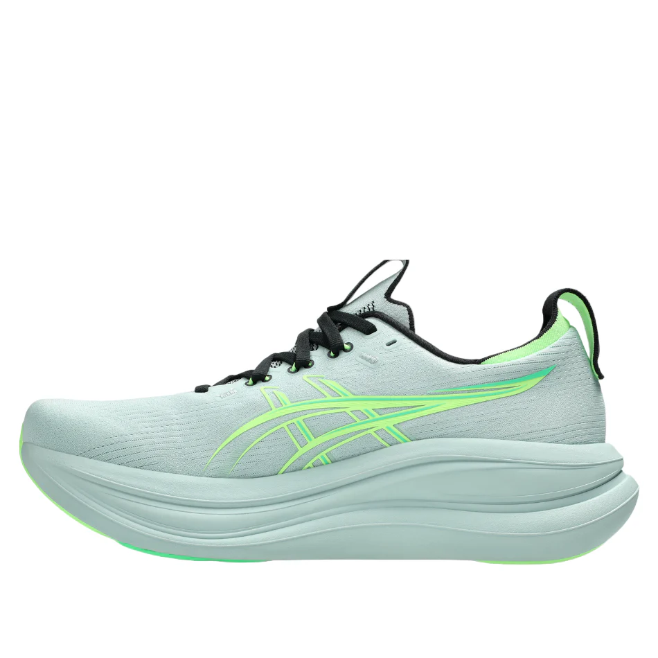 ASICS Men's GEL-NIMBUS 28 Running Shoes in Cold Moss/Illuminate Green SS26 - Image 7