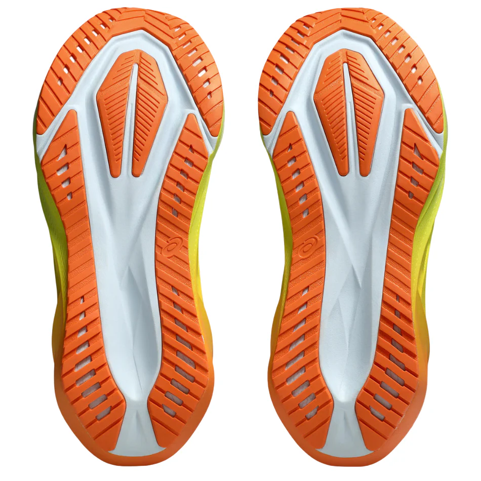 ASICS Men's NOVABLAST 5 Sunny Sizzle Running Shoes in Sky/Lemon Spark SS26 - Image 4