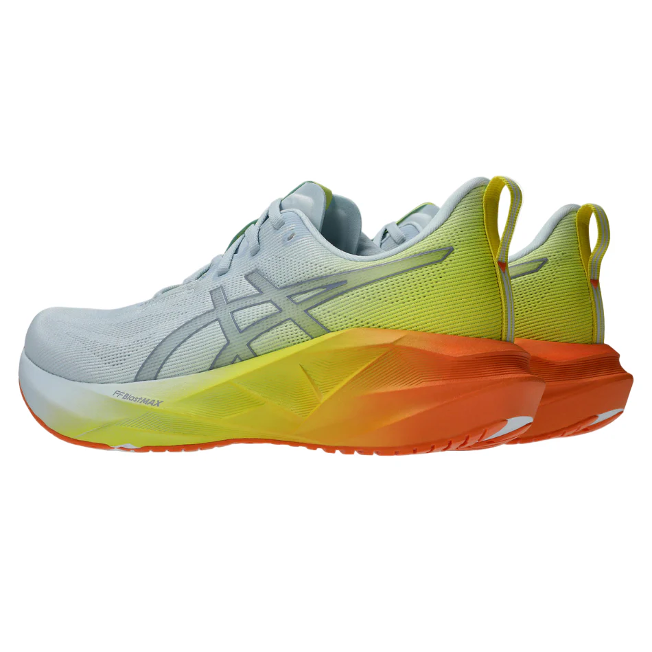 ASICS Men's NOVABLAST 5 Sunny Sizzle Running Shoes in Sky/Lemon Spark SS26 - Image 6