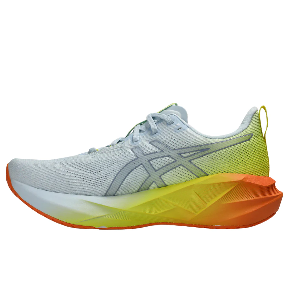 ASICS Men's NOVABLAST 5 Sunny Sizzle Running Shoes in Sky/Lemon Spark SS26 - Image 7