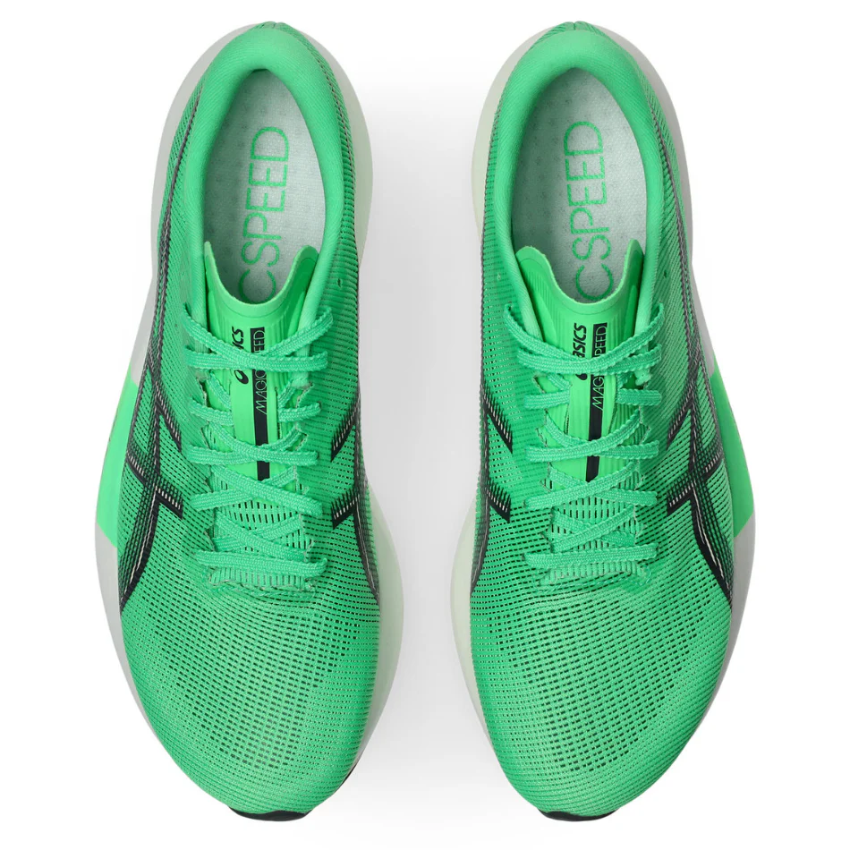ASICS Unisex MAGIC SPEED 5 Running Shoes in Vital Green/Carrier Grey SS26 - Image 2