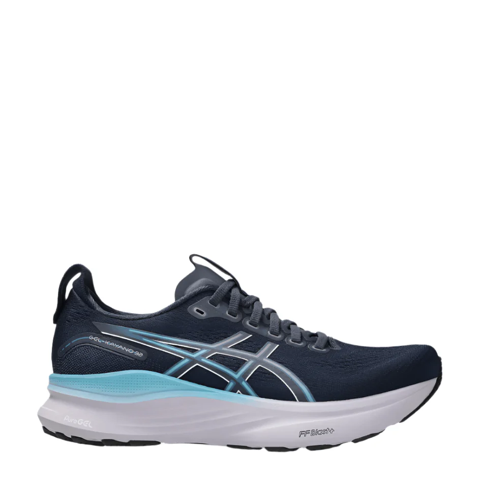 ASICS Women's GEL-KAYANO 32 Running Shoes in Midnight/Stillwater AW25