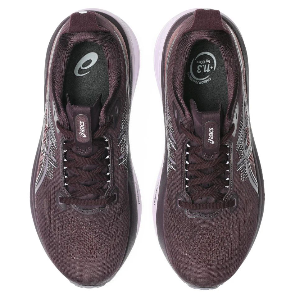 ASICS Women's GEL-KAYANO 33 Running Shoes in Dark Aubergine/Dahlia AW26 - Image 2