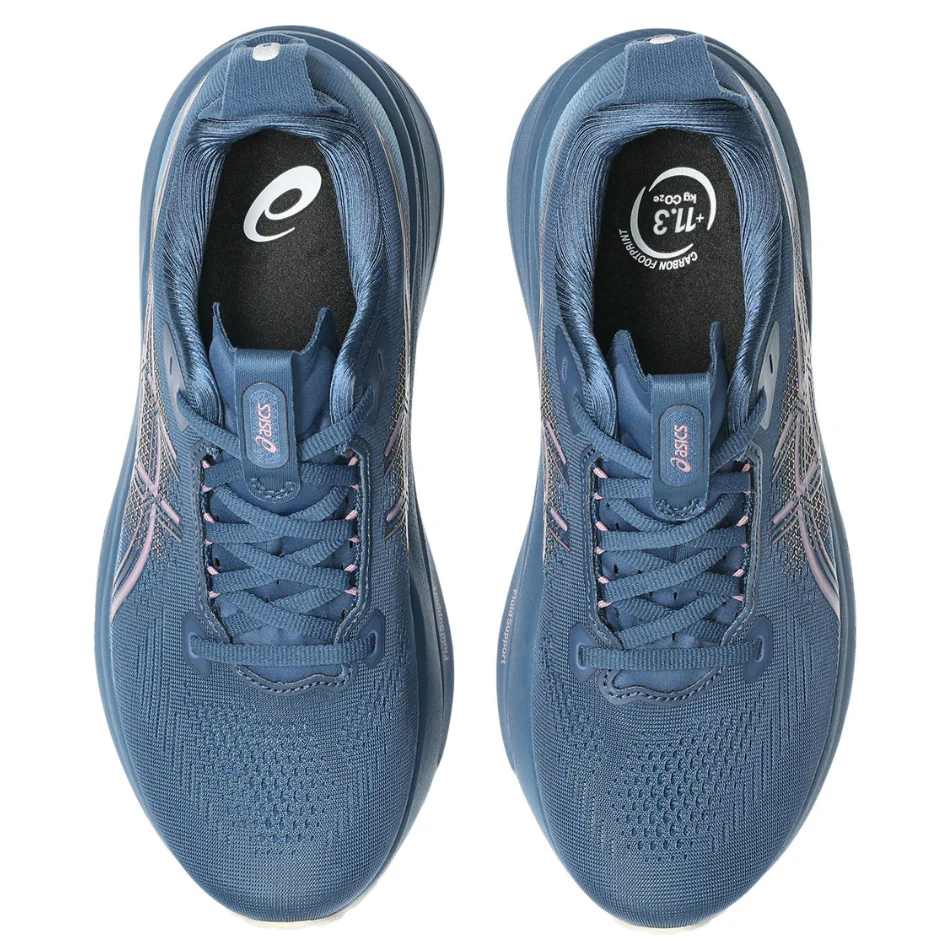 ASICS Women's GEL-KAYANO 33 Running Shoes in Grand Shark/Taro Purple AW26 - Image 2