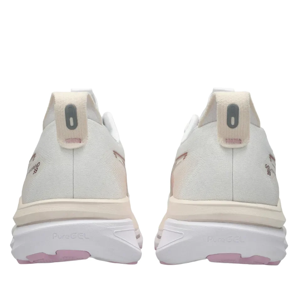 ASICS Women's GEL-KAYANO 33 Running Shoes in White/Hazy Lilac AW26 - Image 4
