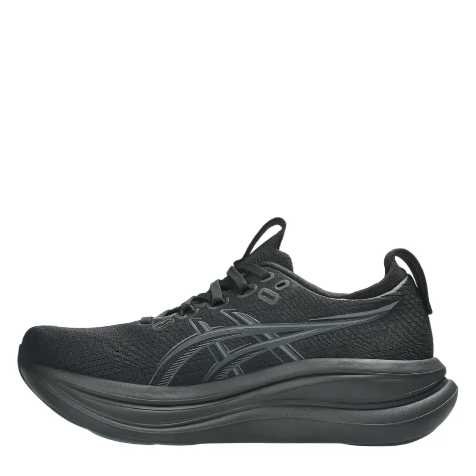 ASICS Women's GEL-NIMBUS 28 Running Shoes in Black/Graphite Grey AW26 - Image 5