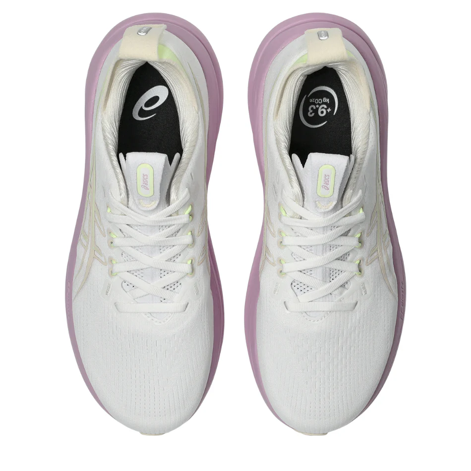 ASICS Women's GEL-NIMBUS 28 Running Shoes in White/Hazy Lilac AW26 - Image 2