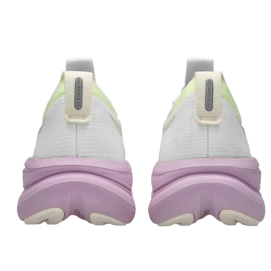ASICS Women's GEL-NIMBUS 28 Running Shoes in White/Hazy Lilac AW26 - Image 4
