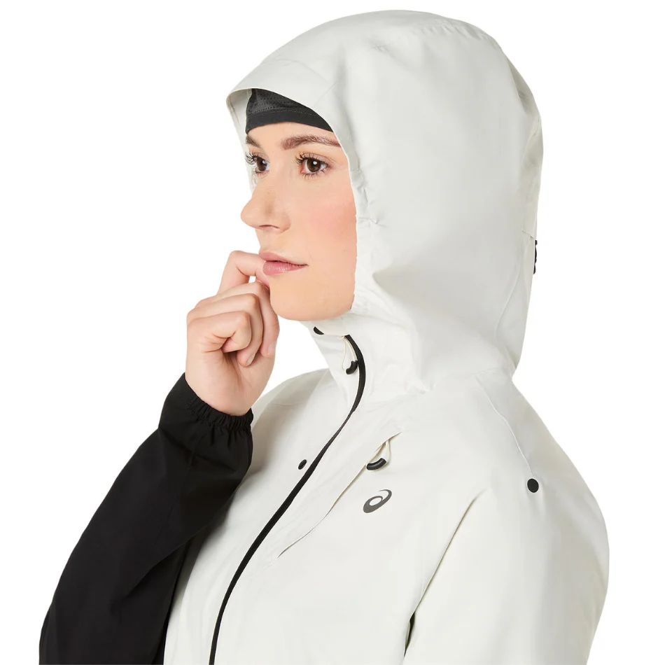 ASICS Women's METARUN LEGEND JACKET in Performance Black/Cream SS26 - Image 4